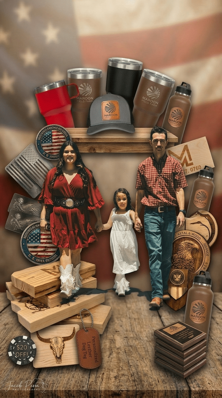 Veteran craftsman precision engraving in the workshop